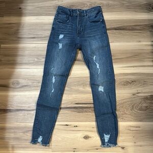 Distressed Blue Women's Jeans